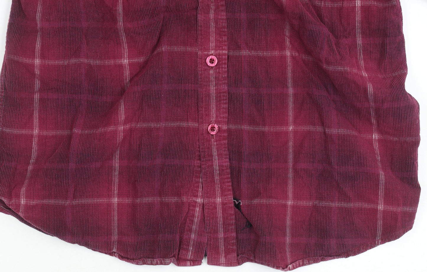 Hutson Harbour Men's Red Plaid Long Sleeve Shirt S