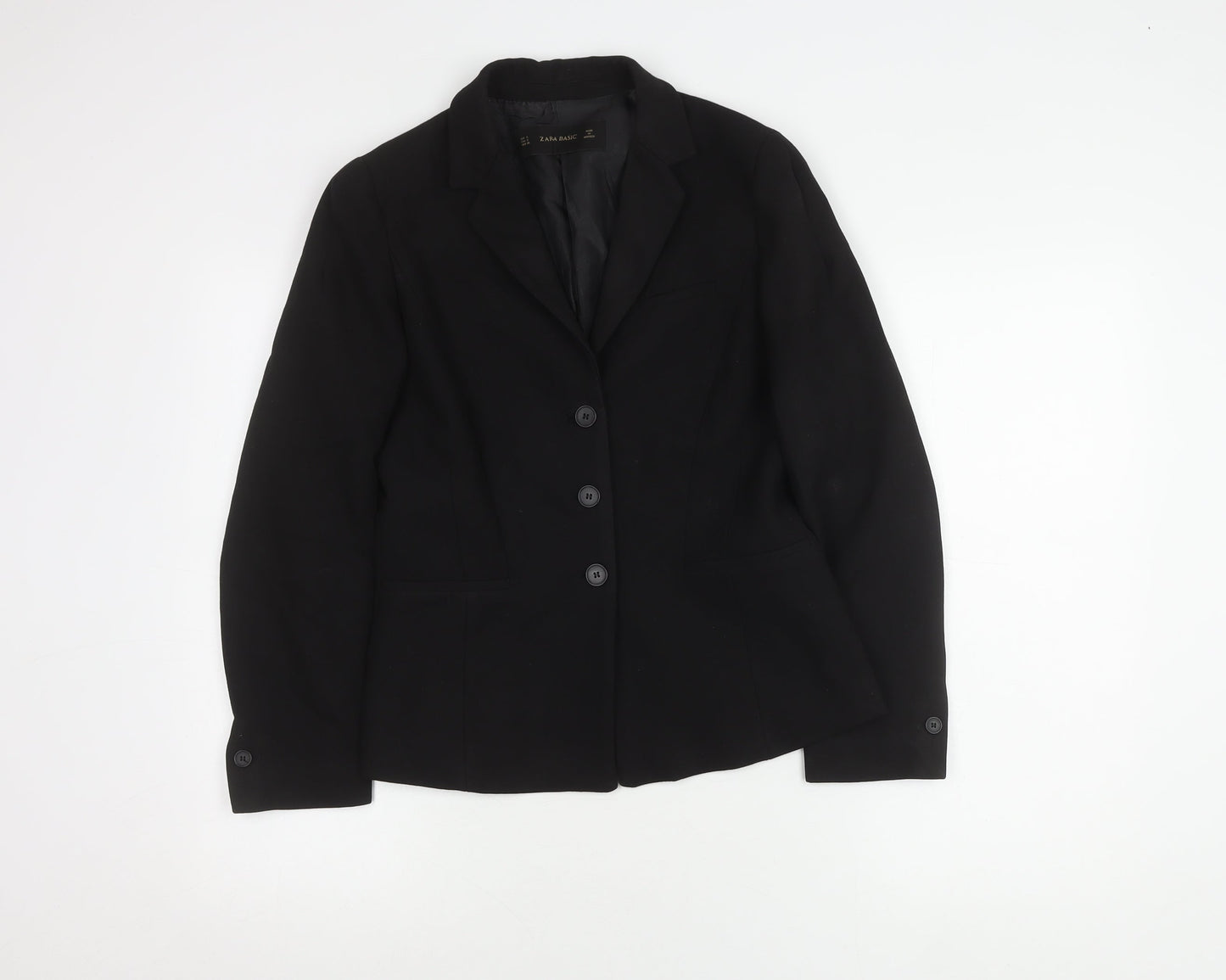 Zara Basic Women's Black Blazer Size 12