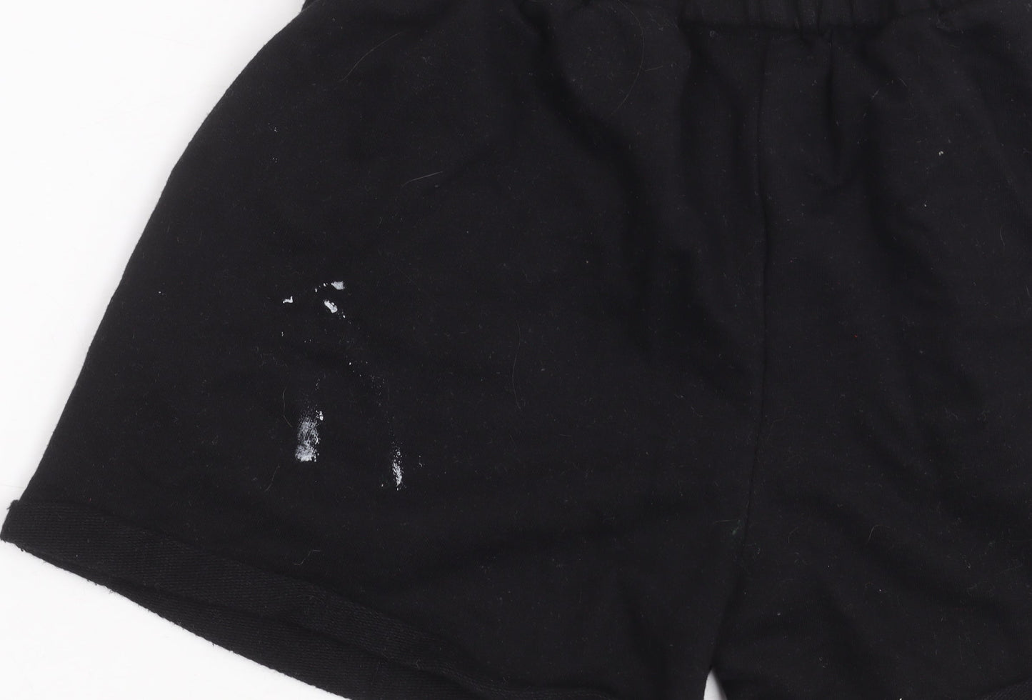 Disney Girls Black Mickey Mouse Shorts 11-12 Years