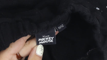Disney Girls Black Mickey Mouse Shorts 11-12 Years