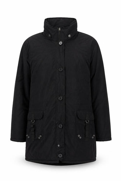 Womens UK Size 14 NEXT Black Anorak Coat