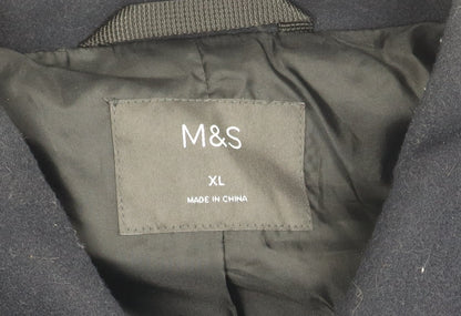 Mens UK Size XL Marks and Spencer Black Basic Jacket