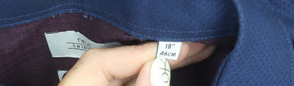 Mens UK Collar Size 18 NEXT Smart Blue  Dress Shirt