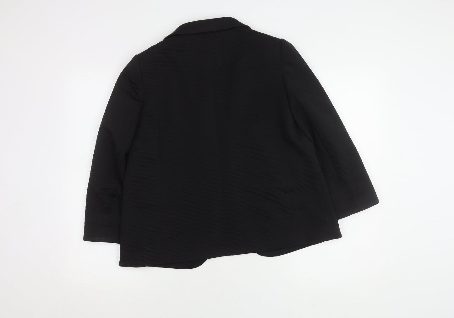 Wallis Women Black Petite Blazer UK 12 Business Jacket