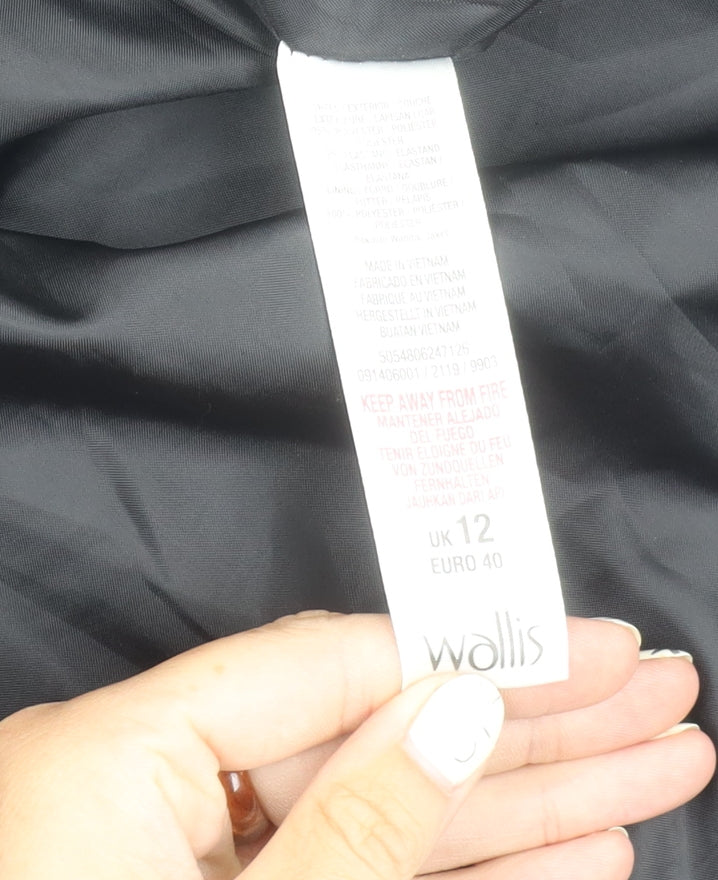 Wallis Women Black Petite Blazer UK 12 Business Jacket