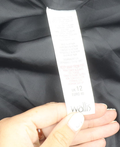 Wallis Women Black Petite Blazer UK 12 Business Jacket