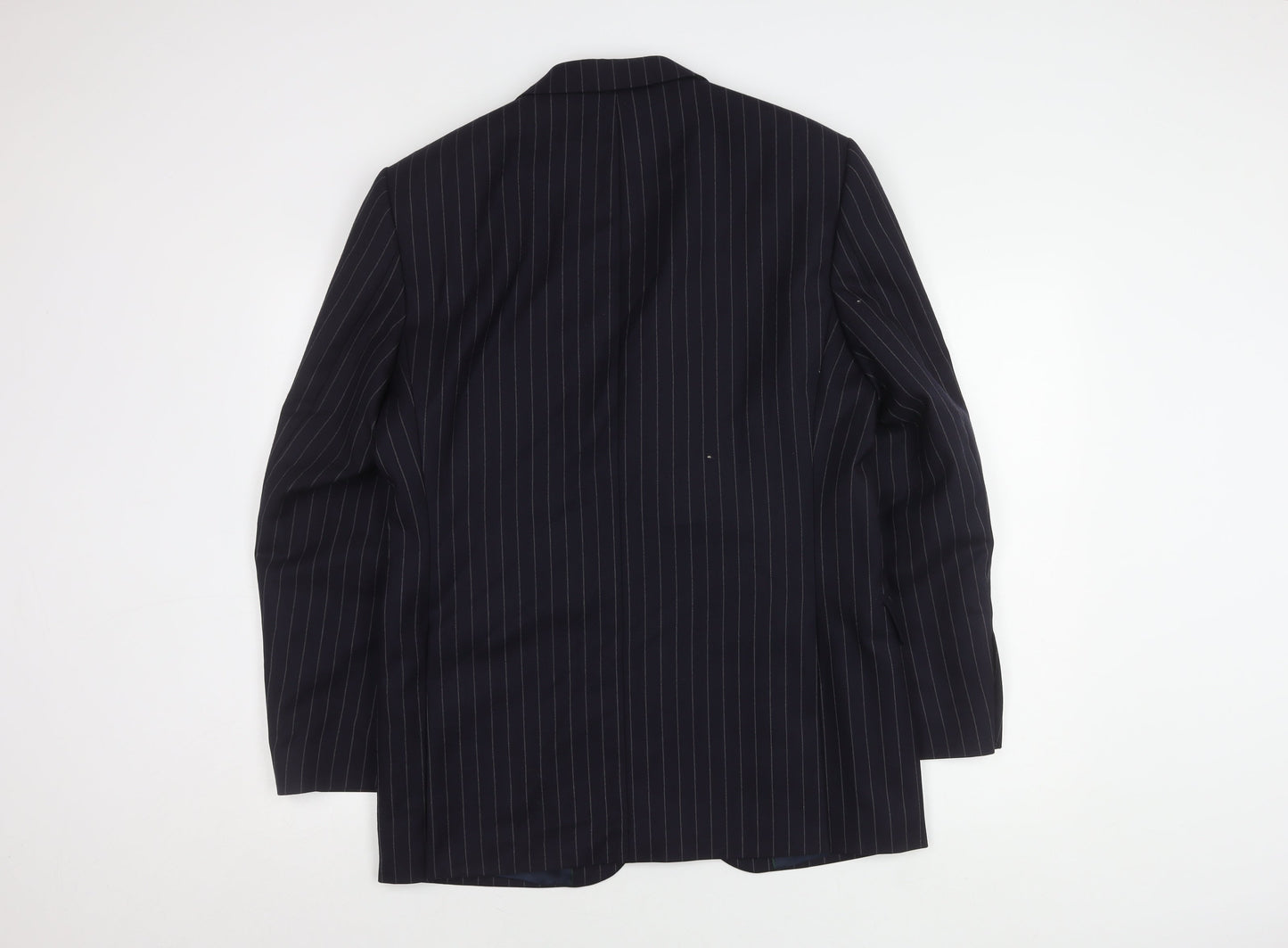 John Lewis Men's Blue Striped Blazer 40R Regular Fit