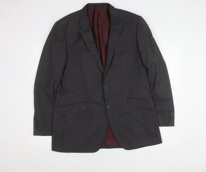 T.M. Lewin Men's Grey Suit Jacket, 42 R
