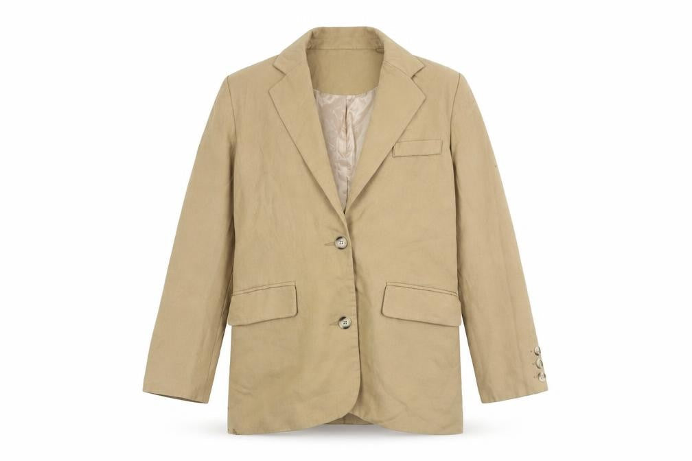 Womens UK Size 6 Topshop Regular Beige Blazer