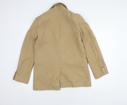 Topshop Beige Women's Blazer Size 6