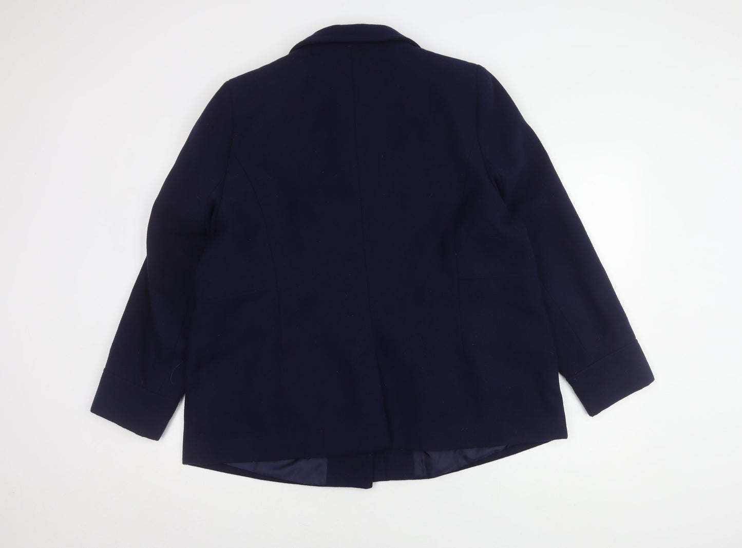 Womens UK Size 20 Anthology Blue Basic Jacket