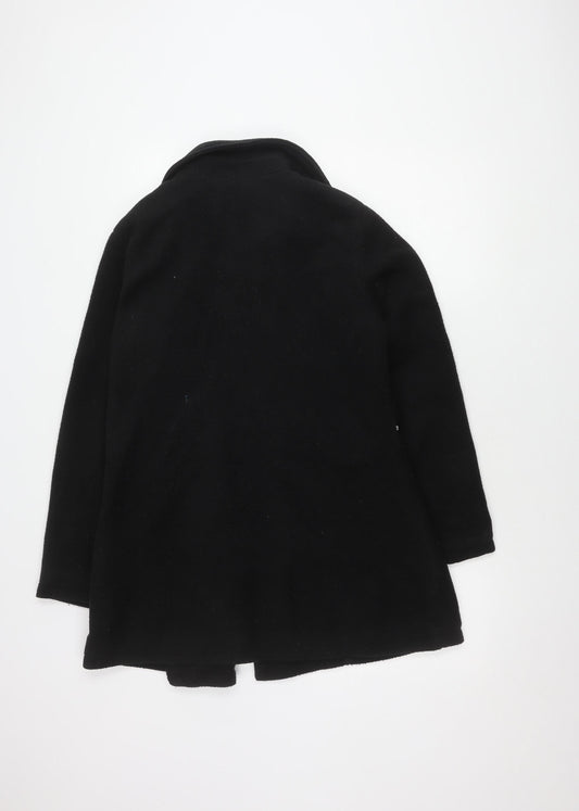 Womens UK Size 10 La Redoute Black Full Zip