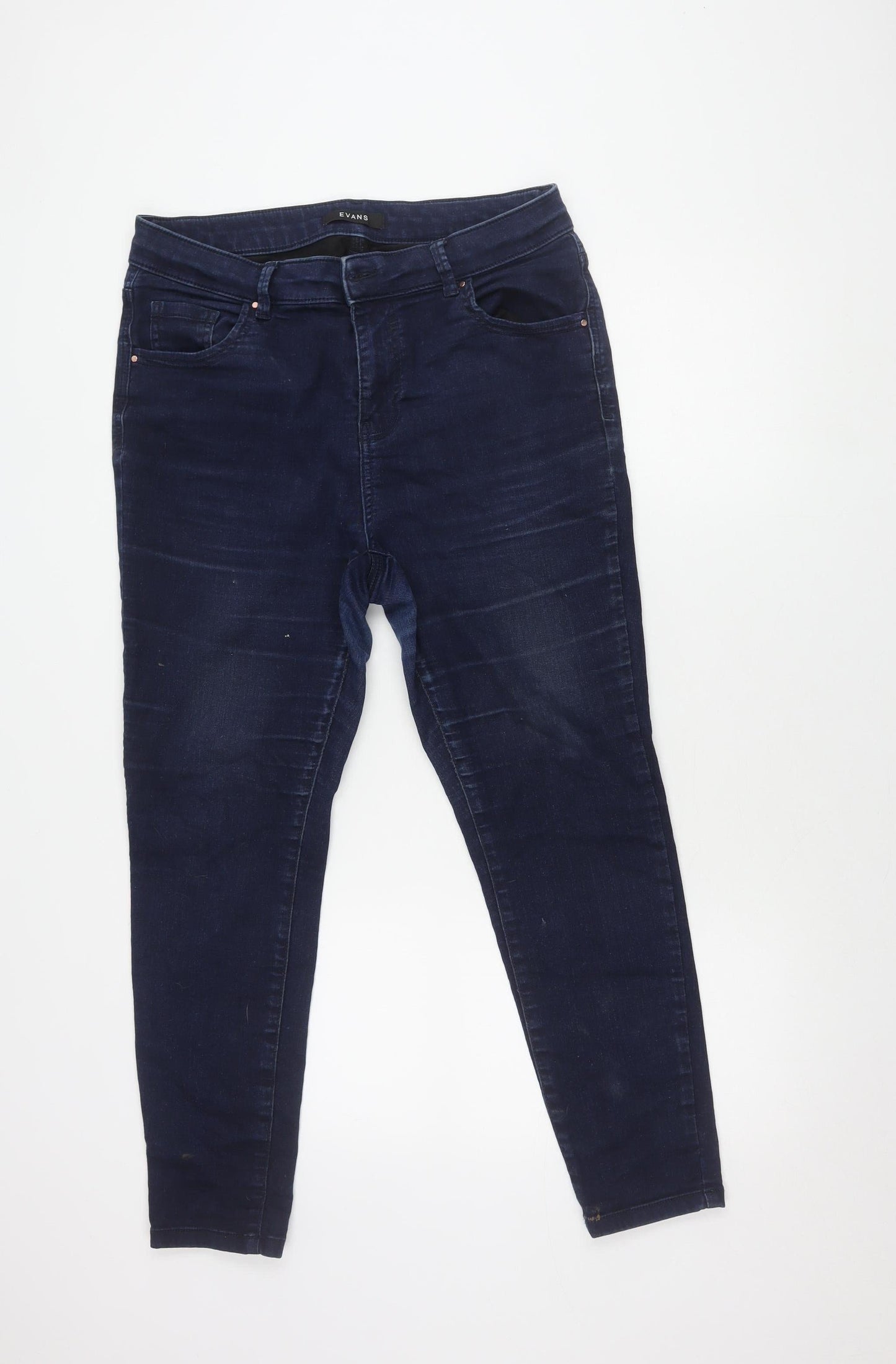 Evans Women's Blue Plus Size Skinny Jeans