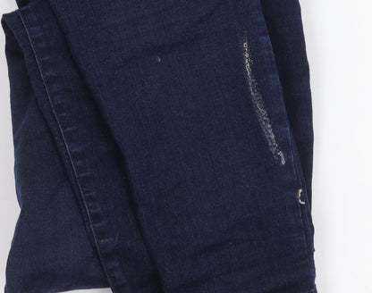 Evans Women's Blue Plus Size Skinny Jeans