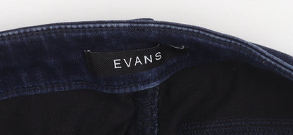 Evans Women's Blue Plus Size Skinny Jeans