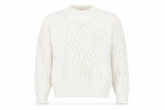 Womens UK Size 8 Lipsy White Pullover Jumper