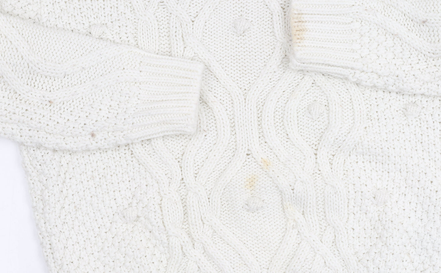 Womens UK Size 8 Lipsy White Pullover Jumper