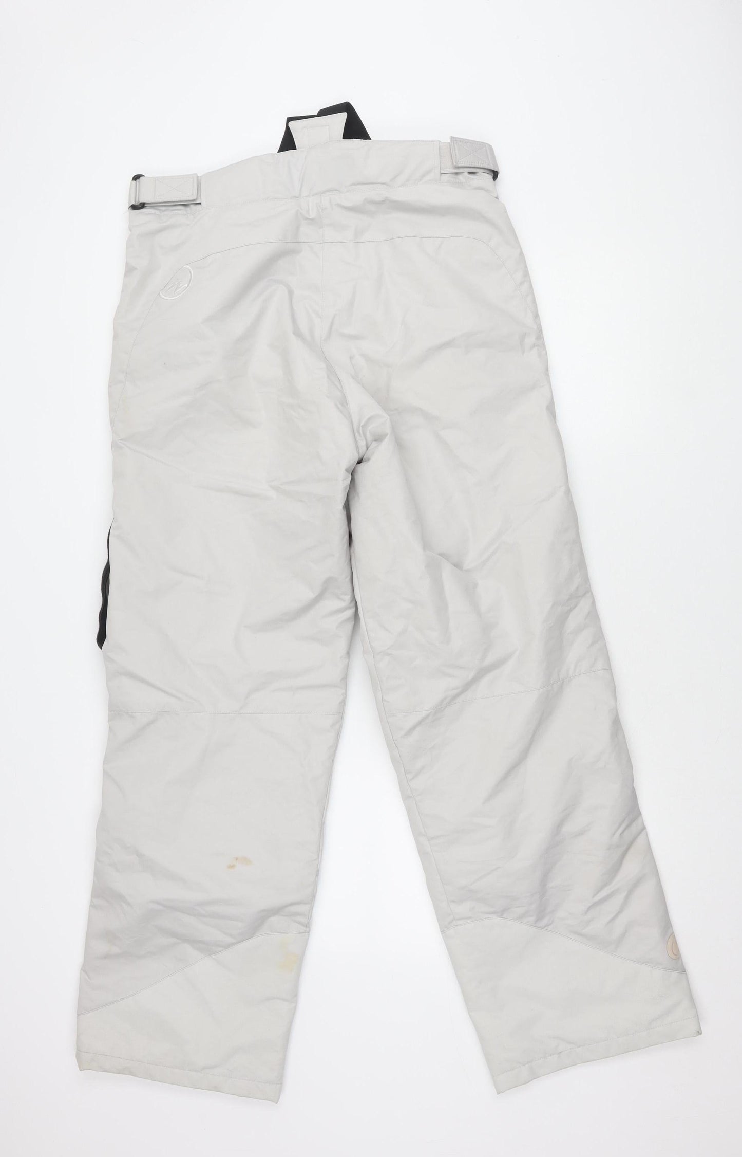 Quechua Men's Grey XL Snow Pants, Insulated, Adjustable Waist