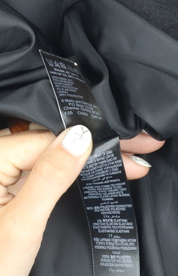 Marks and Spencer Women's Black Blazer Size 14