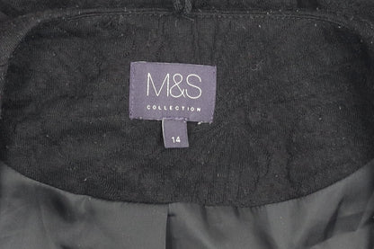 Marks and Spencer Women's Black Blazer Size 14