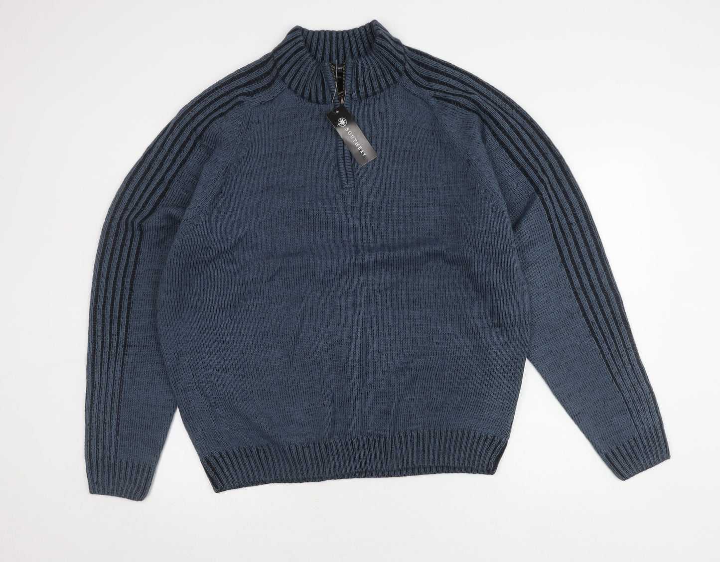 Southbay Men's Blue Pullover Jumper, L