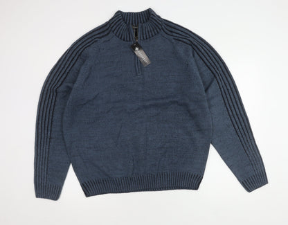 Southbay Men's Blue Pullover Jumper, L