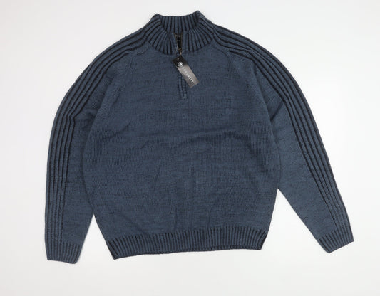 Southbay Men's Blue Pullover Jumper, L