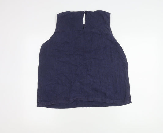 Womens UK Size 16 NEXT Blue Basic Tank