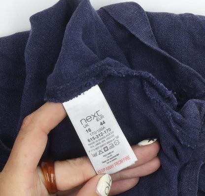 Womens UK Size 16 NEXT Blue Basic Tank