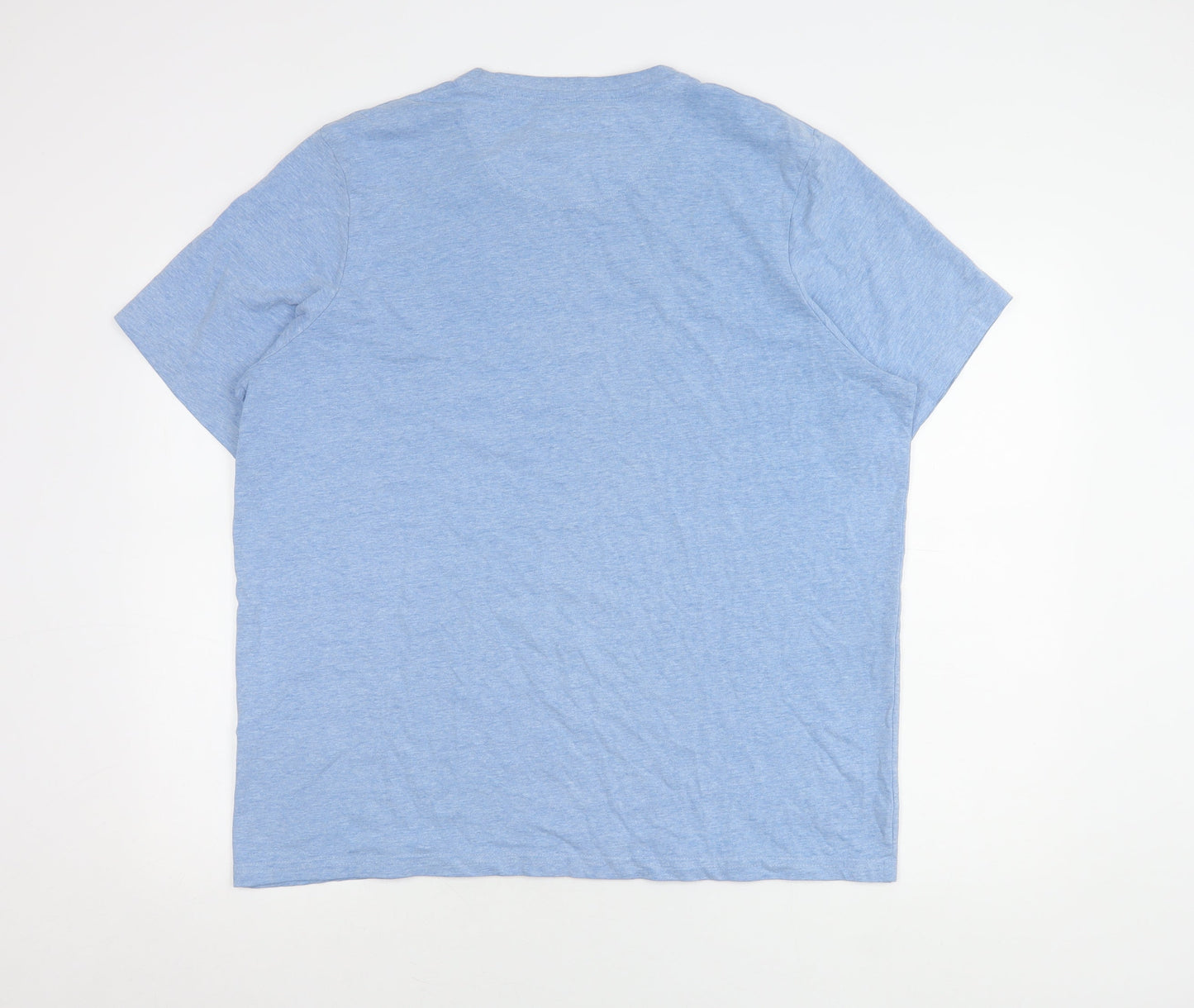 Soulcal & Co Men's Blue Graphic T-Shirt, 2XL Crew Neck