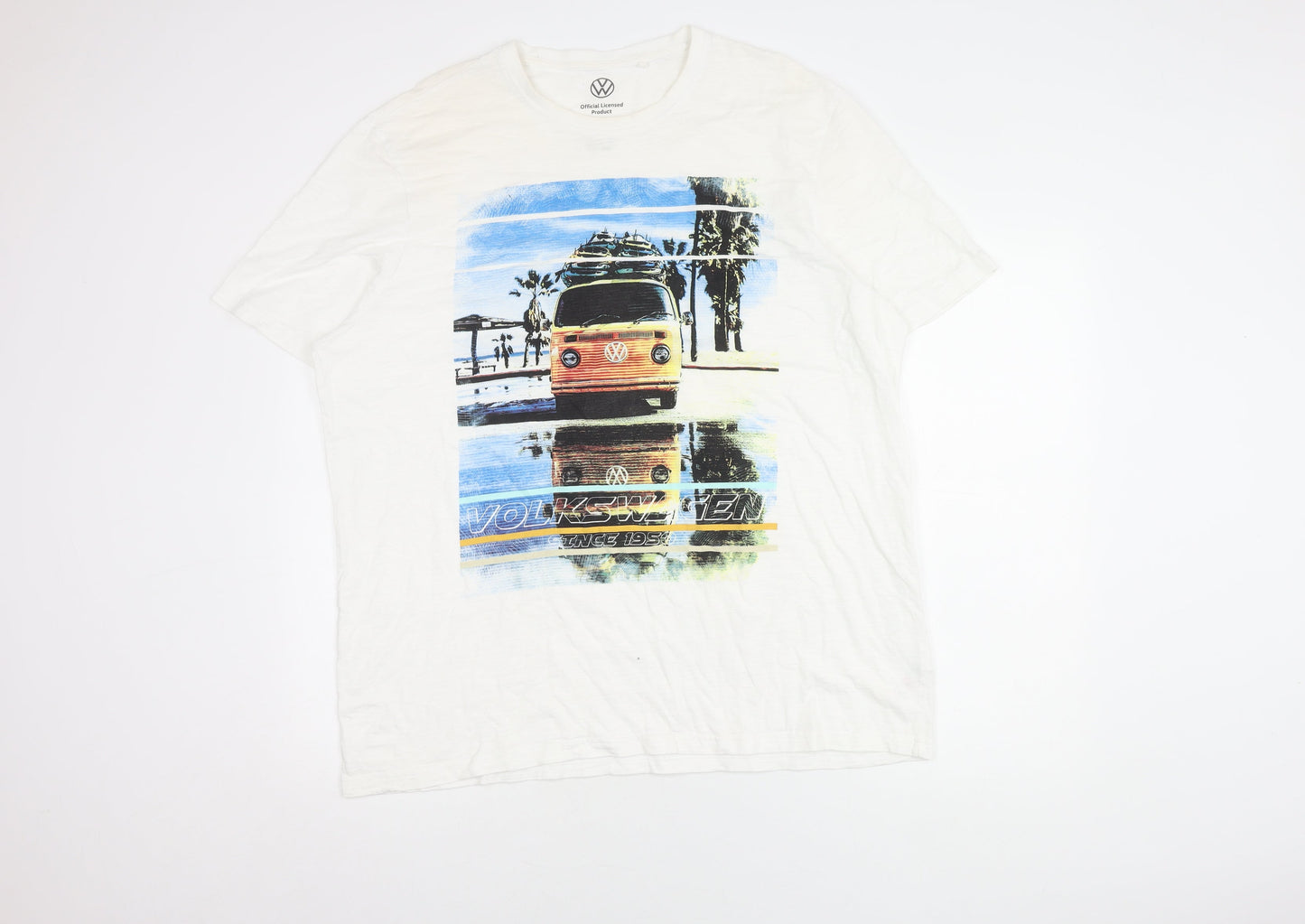 Volkswagen Men’s White 2XL Graphic T-Shirt