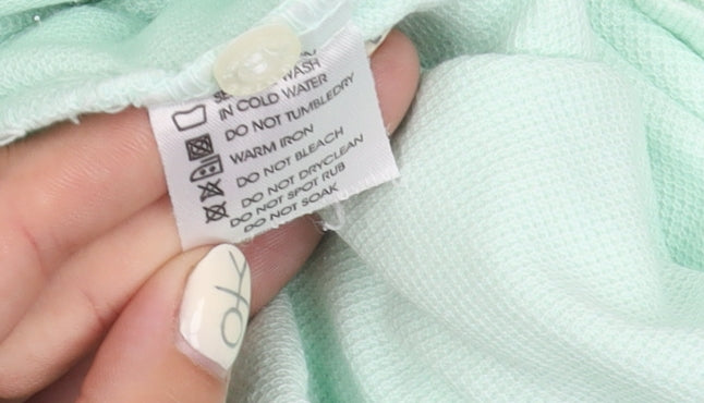 Indigo Men's Green Polo Shirt L Size Short Sleeve Casual