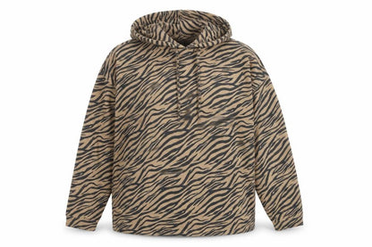Beloved Women's Beige 2XL Animal Print Pullover Hoodie