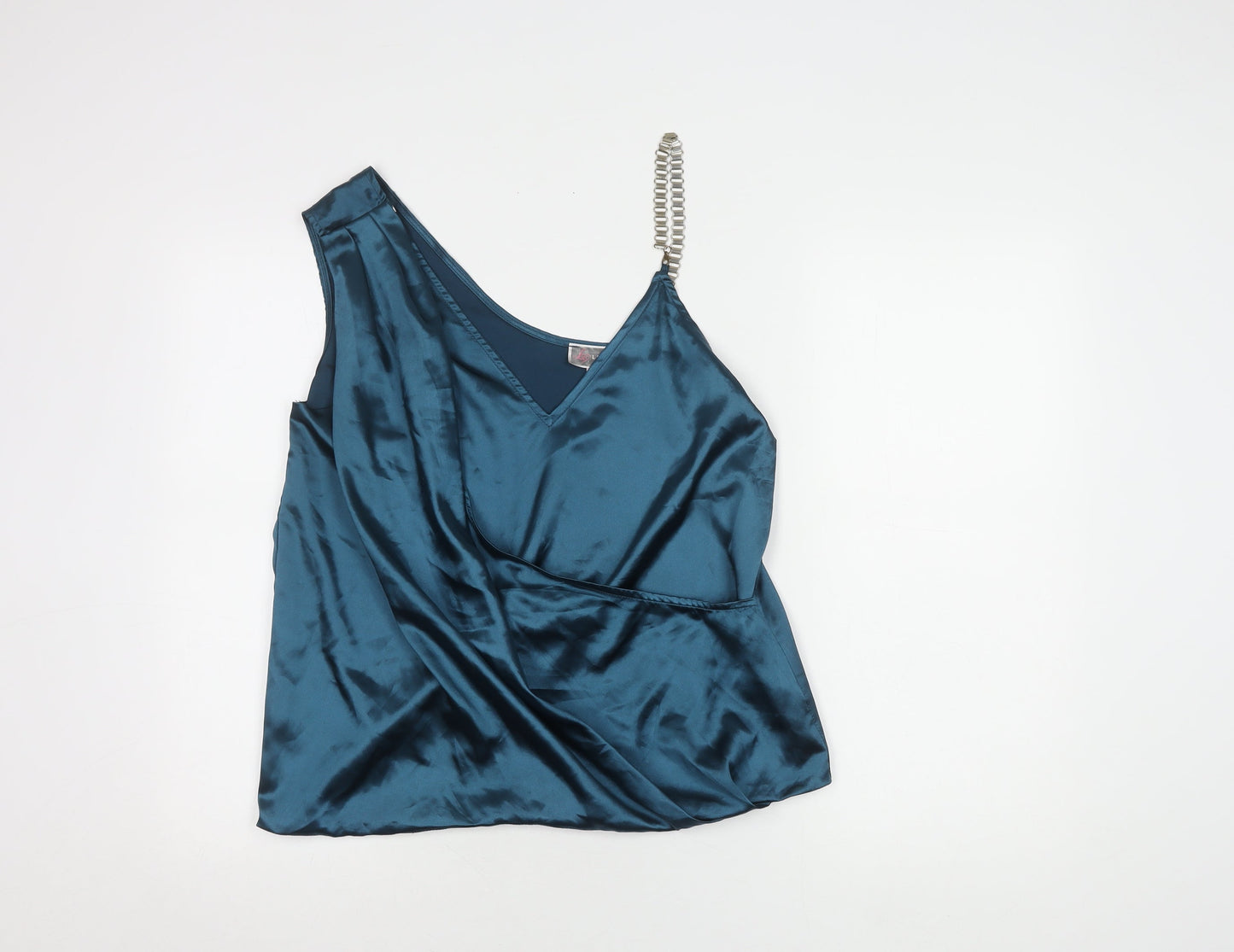 Womens UK Size 12 Lipsy Blue Camisole Blouse