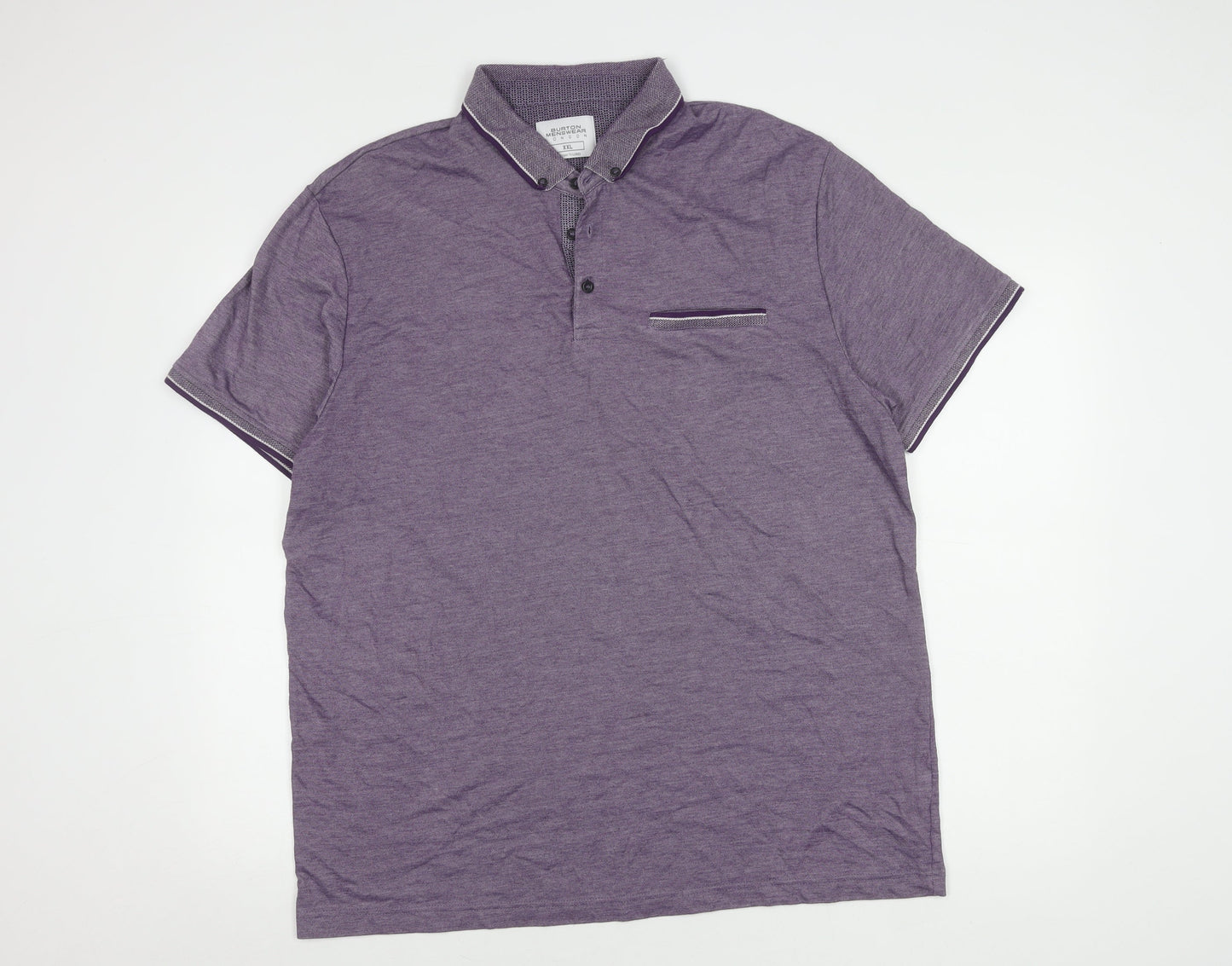 Burton Menswear Purple Polo Shirt 2XL for Men