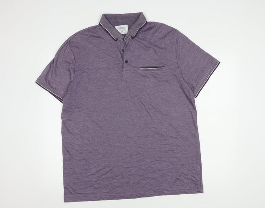Burton Menswear Purple Polo Shirt 2XL for Men