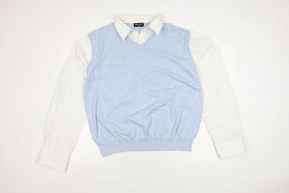 Urban Spirit Women's Blue Button-Up Shirt - XL