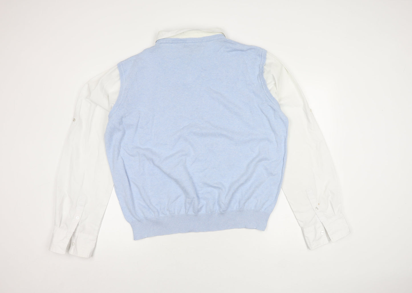Urban Spirit Women's Blue Button-Up Shirt - XL