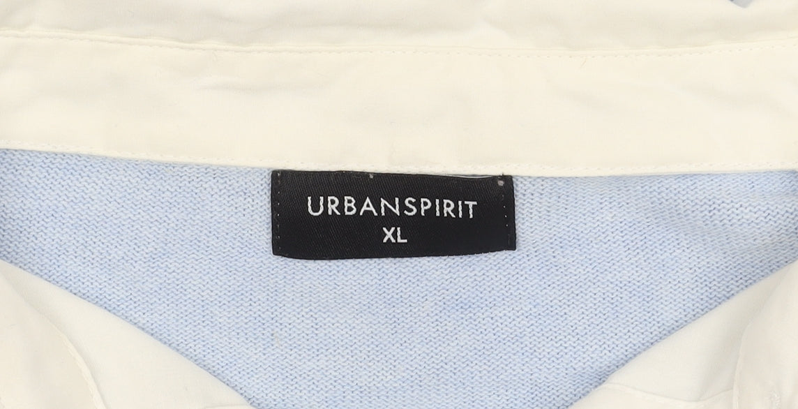 Urban Spirit Women's Blue Button-Up Shirt - XL