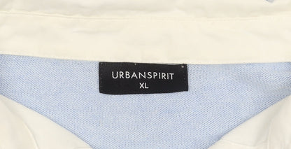 Urban Spirit Women's Blue Button-Up Shirt - XL