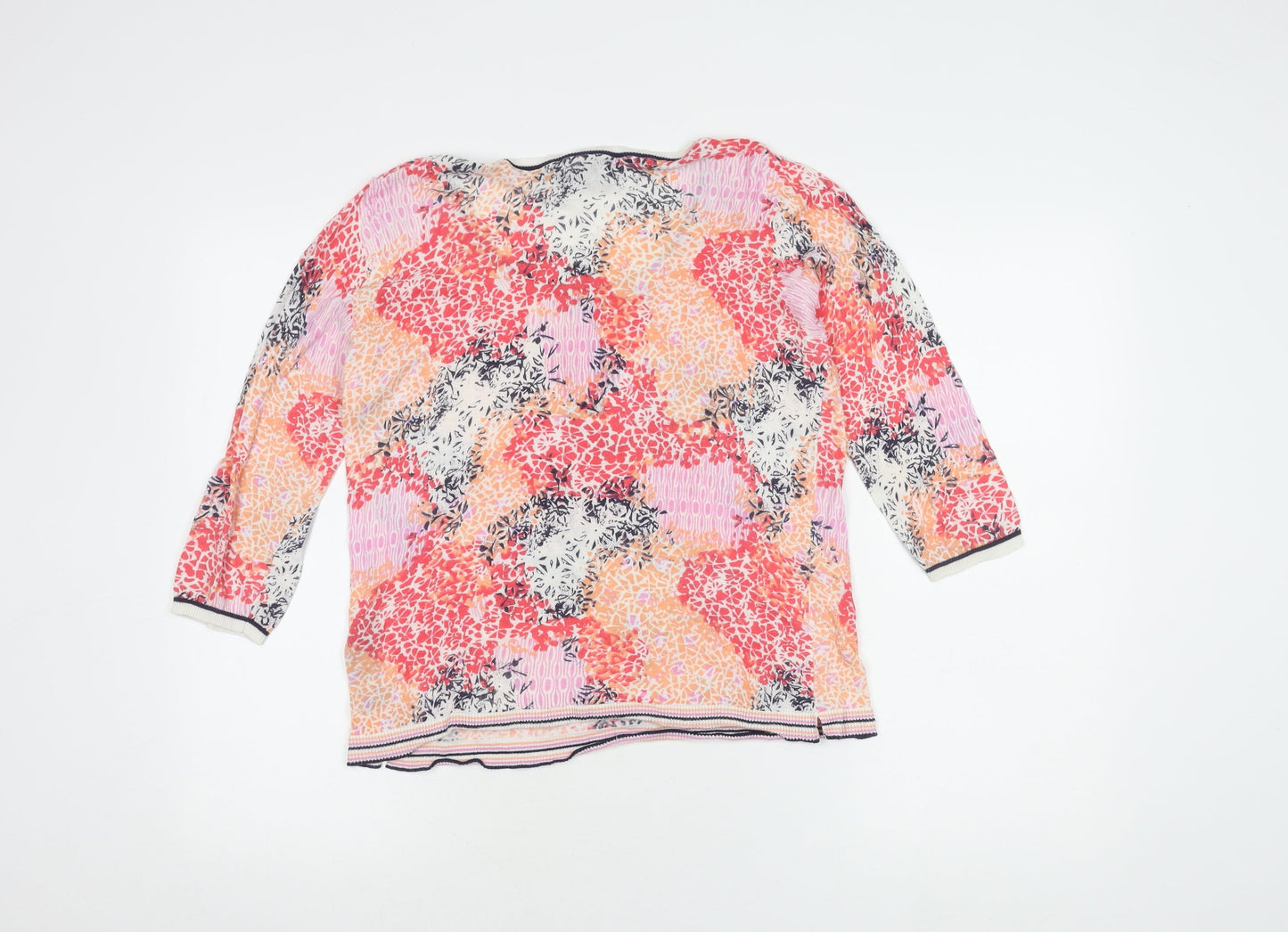Womens UK Size 12 Marks and Spencer Multicoloured Basic T-Shirt