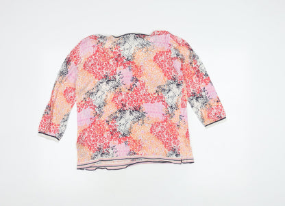 Womens UK Size 12 Marks and Spencer Multicoloured Basic T-Shirt