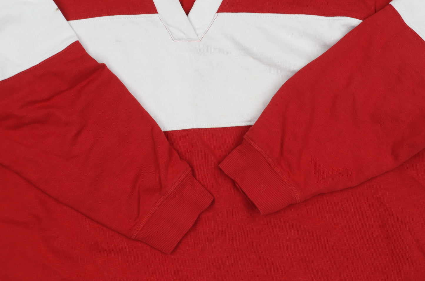 Womens UK Size 20 NEXT Red Henley Sweatshirt