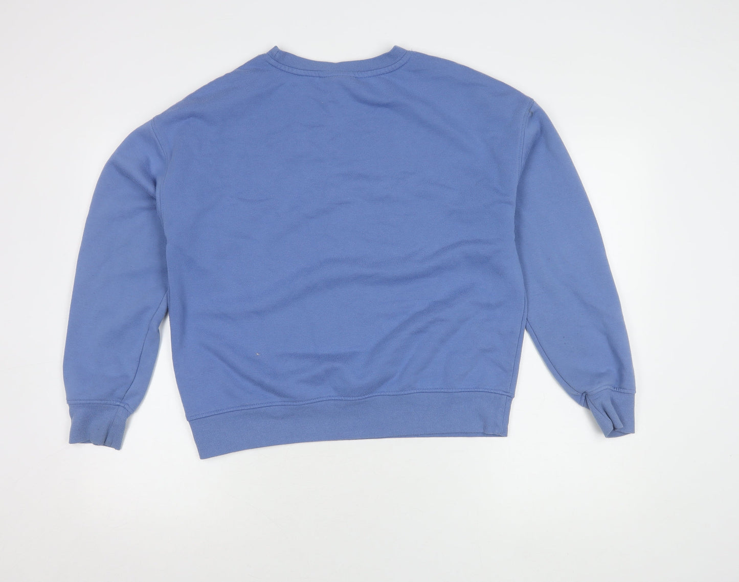Womens UK Size 10 Disney Blue Pullover Sweatshirt