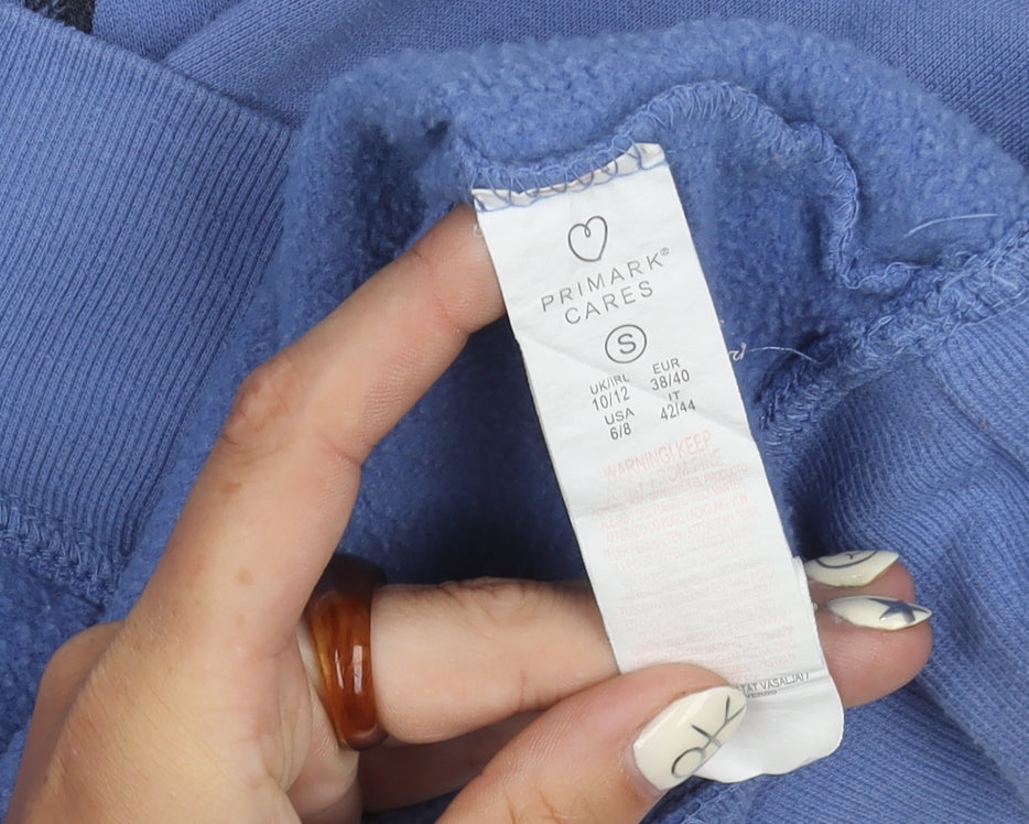 Womens UK Size 10 Disney Blue Pullover Sweatshirt