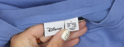 Womens UK Size 10 Disney Blue Pullover Sweatshirt