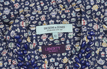Dickins & Jones Women's Multicoloured Cotton Shirt