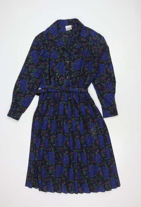 Eastex Women's Multicoloured Floral Dress Size 14