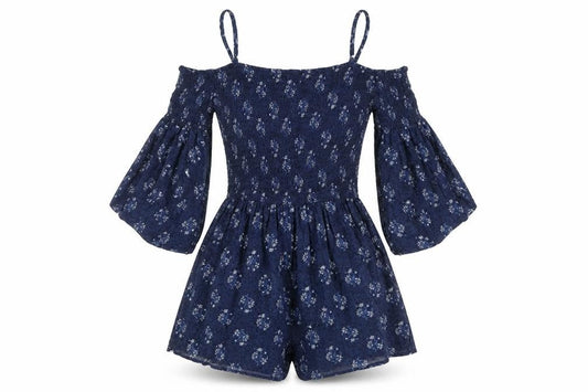 Womens UK Size S Hollister  Blue Playsuit