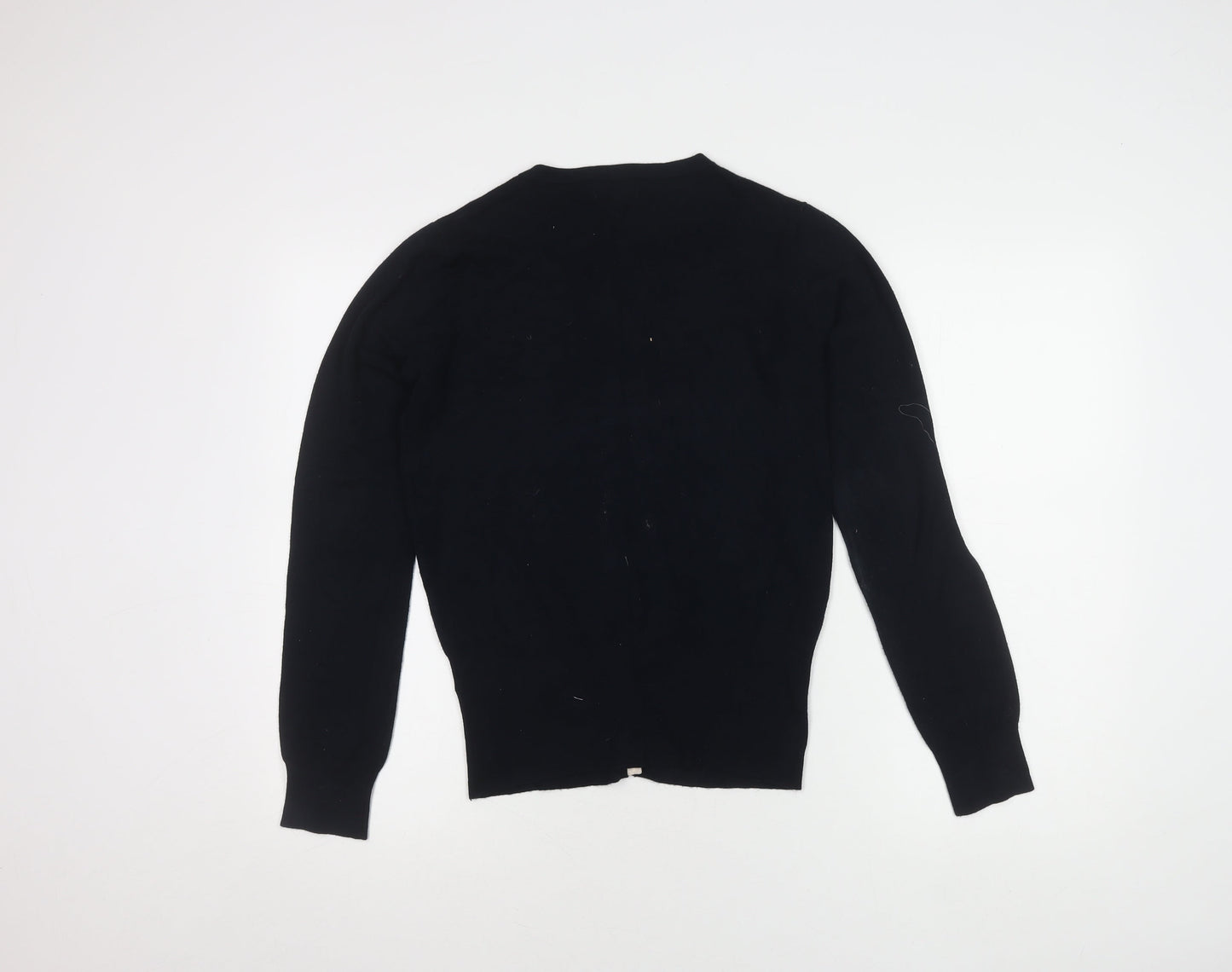 Womens UK Size S Linea Black Cardigan Jumper
